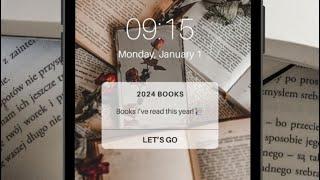 2024 Book Recap! From a Forgetful Mood Reader