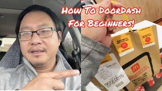 HOW TO DO A REAL DOORDASH DELIVERY FOR BEGINNERS & DUMMIES IN 2025! HOW TO DOORDASH FOR NEW DASHERS!