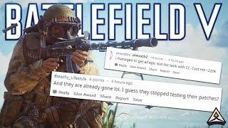 Another cosmetic disaster and disappointing update - Battlefield 5