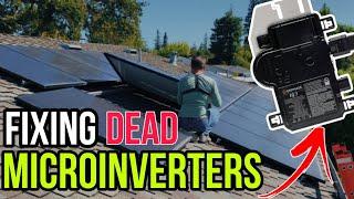 How to Fix Enphase PV solar system with dead microinverter step by step