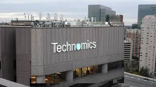 Technomics Building Sign