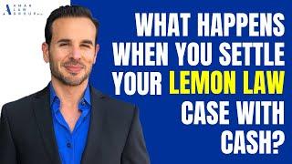 What Happens When My Arizona Lemon Law Claim Is Settled for Cash?