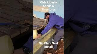 This is how you seal a sill plate