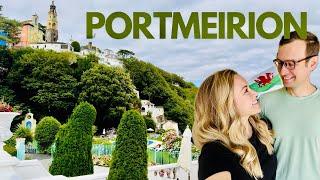 󠁧󠁢󠁷󠁬󠁳󠁿 Walk Around Portmeirion, Wales With Us!  United Kingdom Hidden Gem (Italian Style Village)