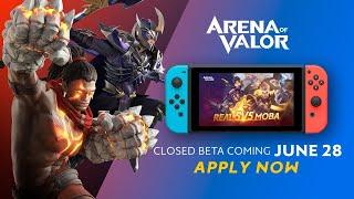 Arena of Valor Nintendo Switch Closed Beta Trailer