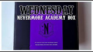 Wednesday Netflix  Nevermore Academy Box Unboxing