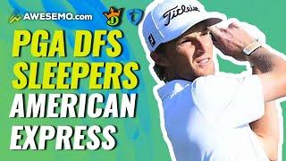 2022 American Express PGA DFS Sleeper Picks This Week DraftKings & FanDuel | Fantasy Golf GPP Picks