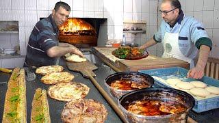 LEVEL 9999 Street Food in KONYA  | Making the LONGEST Pide + INSANE Street Food in Turkey