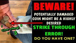 WATCH OUT! Coin In Your Change May Not Be Damaged! - Error Coin Worth $500++!!