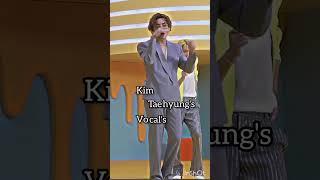 Kim Taehyung's vocal's are the #taehyung#vocals#butterbts#korean-popster