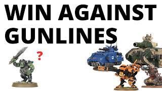 How to BEAT Gunline Armies in Warhammer 40K - Tips + Counter Tactics