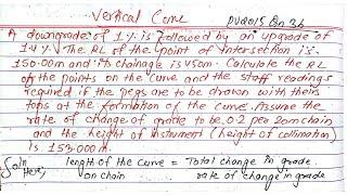 Vertical Curve | Falling gradient meet raising gradient | Prashant YT | BE Civil | Surveying 2nd |