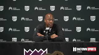 Mike Brown critiques Kings "level of physicality and attention to detail" 108-103 loss to Brooklyn