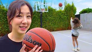 I learned how to basketball for the FIRST TIME..