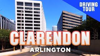 A Drive Through Clarendon in Arlington Virginia, the most WALKABLE place in VIRGINIA