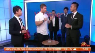 The BlackTies Sydney Magician Hire On Sunrise