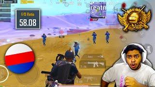 WORLD's HIGHEST 50 KD Russian TPP 5 FINGER Claw Conqueror EFFECT PUBGM BEST Moments in PUBG Mobile