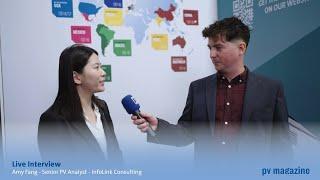 Intersolar2024 - Interview with Amy Fang, Senior PV analyst for InfoLink Consulting