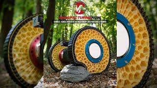 Morphing Wheels Can Easily Drive Up Stairs