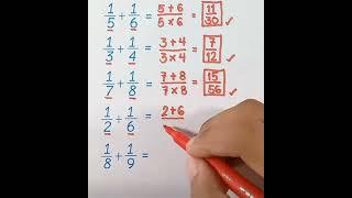 Fast fraction trick #maths #education #shorts #trending #tricks #world #new #humanity #jai#trending