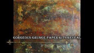 Gorgeous Grunge Paper Kits Reveal - With Kory - The Art Archaeologist