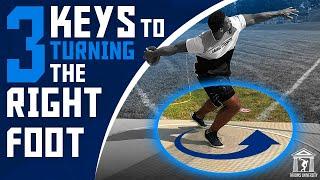 3 Keys to Turning Your Foot in Shot Put and Discus