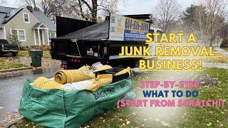 How To Start a Junk Removal Business from scratch STEP-BY-STEP!