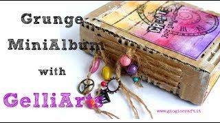 Tutorial: Grunge MiniAlbum with Gelli Prints