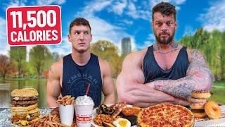 I ate his 11,500 CALORIE Bulking Diet! Ft. World’s Biggest Bodybuilder