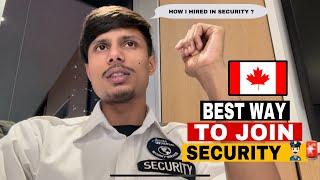 Best Way To Join Security In Canada  | Certification | Must Try |  International Student 