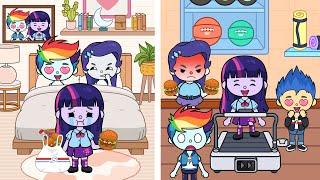 Equestria Girl But Twilight Sparkle Is Fat | My Little Pony In Toca Life World | Toca Boca