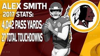 New Redskins QB Alex Smith's 2017 Highlights |  Trade Alert  | NFL