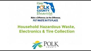 Keep Polk County Beautiful Disposal Event