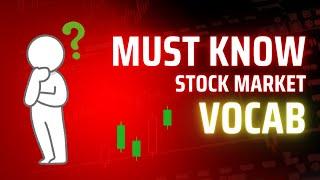 Need to Know Trading Vocabulary!