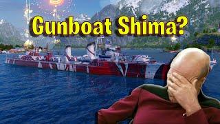 I Was Challenged to Play Shimakaze as a Gunboat and This Happened in World of Warships Legends!