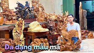 Vài tác phẩm đồ gỗ mỹ nghệ giá rẻ ở Trung Kiên
