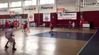 Basketball U12 Team training. İlyas Çelik