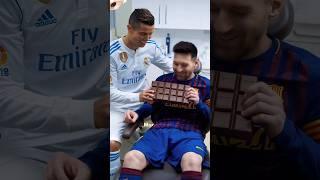 Messi or Ronaldo  funny video #football #messivsronaldo #messi #ronaldo #ai