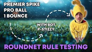 Atlanta Roundnet (Spikeball) Pro Ball + 1 Bounce Rule Testing Full Pickup Highlights