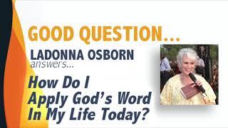 How do I apply God's word in my life today?