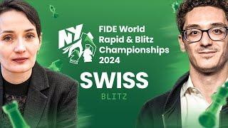 Magnus Returns!! FIDE World Blitz Championship 2024 | Swiss Stage Rds 1-13