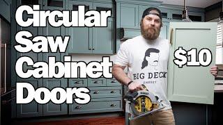 EASY Cabinet Doors and Drawers | Shaker | DIY | HOW TO MAKE | Circular Saw | Tutorial