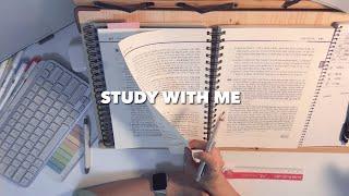 4-HOUR Study With Me ,No music, Real sound,ASMR,Pomodoro 50/10