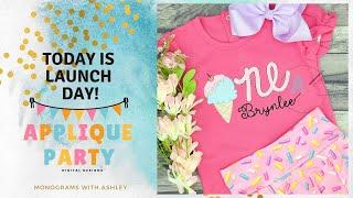 Today is the Day Our New Shop Launches | Applique and Embroidery Digital Downloads| Applique Party