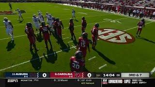 South Carolina Offensive Line vs Auburn