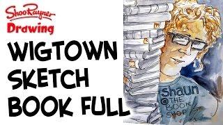 My Wigtown Sketchbook Is Full!