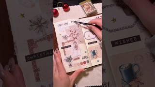 asmr Christmas scrapbooking | #scrapbooking #asmr #journaling