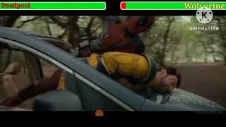 Deadpool vs Wolverine with healthbars / Honda Odyssey Fight