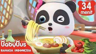 Panda Kecil Menjadi Koki Kecil Di Restoran Mie | Lagu Karir Anak | BabyBus Bahasa Indonesia