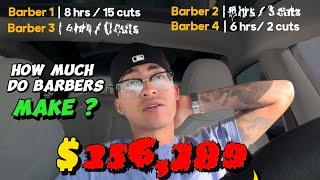 HOW MUCH DO BARBERS MAKE? - The REALITY of being a barber is not what you think...